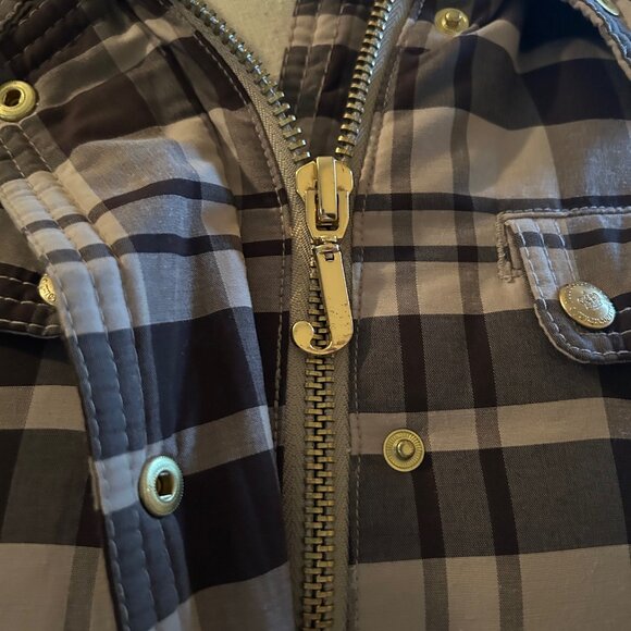 Vintage Y2K Juicy Couture Down Plaid Jacket - Picture 2 of 13